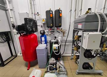 Тех.помещение грузовой портальной мойки